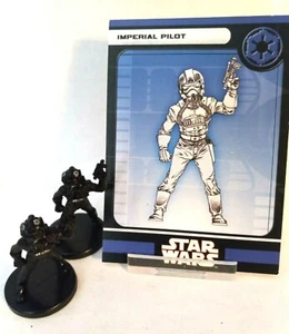 Star Wars Miniatures IMPERIAL PILOT 22/60 SET OF 2 - Picture 1 of 2