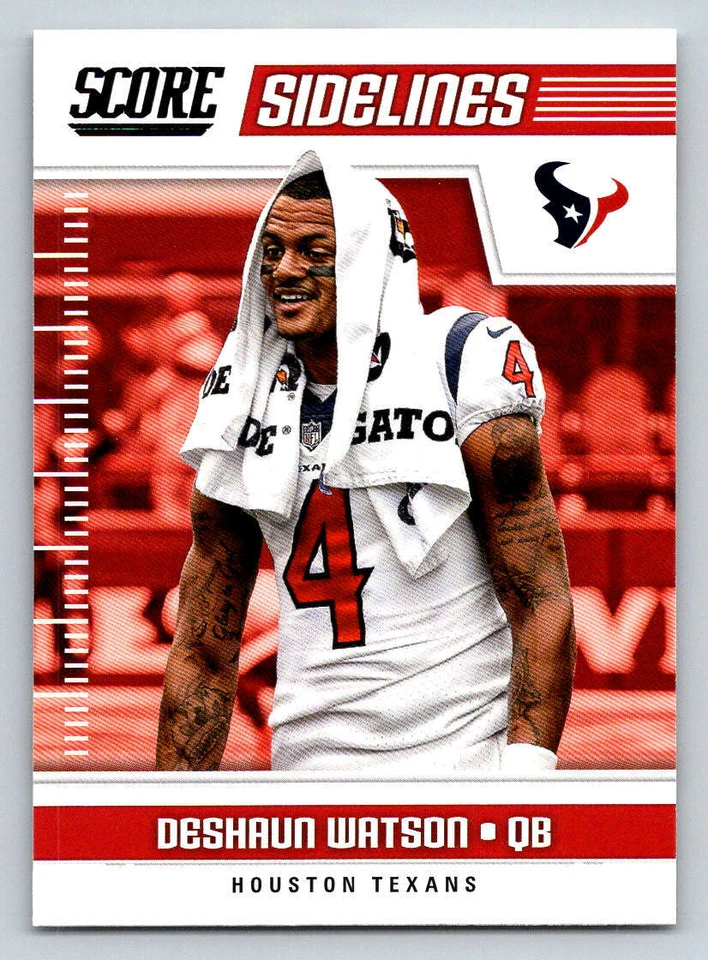 2018 Score Sidelines #4 Deshaun Watson (ref 200305) - Image 1 of 2