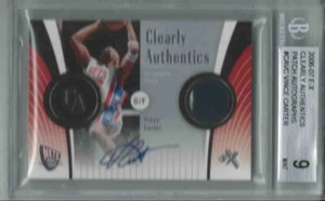 2006-07 E-X Clearly Authentics PATCH AUTOGRAPHS Vince Carter #3/3 BGS 9 w/9 AUTO - Picture 1 of 2
