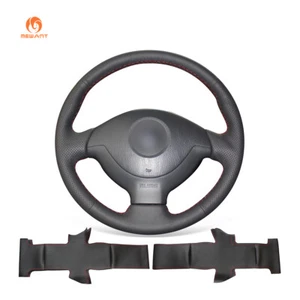 MEWANT Artificial PU Leather Steering Wheel Cover for Suzuki Jimny 2005-2014 - Imagen 1 de 8