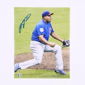 Carlos Zambrano Autographed Chicago Cubs 11x14 Beckett BAS COA Pitcher 3X AS! - Picture 1 of 2