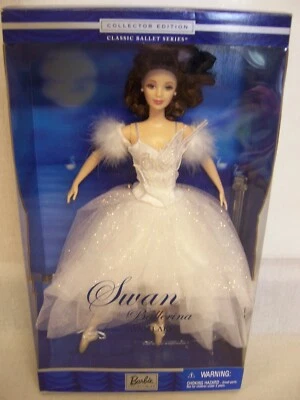 Barbie Swan Ballerina Swan Lake 2001 edición de coleccionista serie de ballet clásico nuevo en caja Foto 1 de 4