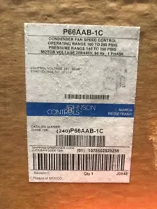 Johnson Controls P66AAB-1C controllo velocità ventola condensatore 190-250 psi 208/480v 1 ph - Foto 1 di 1
