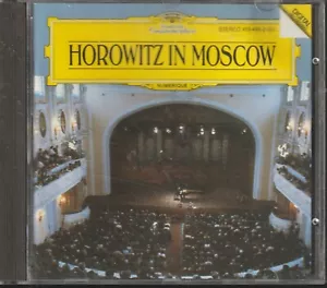 Horowitz in Moscow Vladimir Horowitz CD 1986 Deutsche Grammophon - Picture 1 of 5