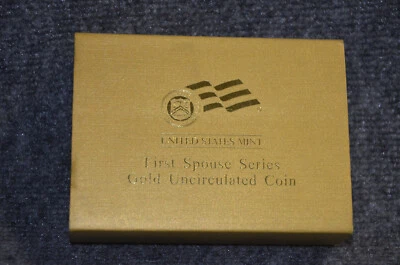 *Empty Box* For 2007-W Abigail Adams First Spouse Gold UNC 10$ Coin & COA  - Image 1 of 2