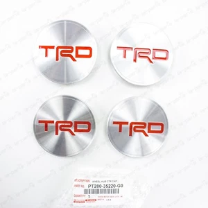 Genuine Toyota TRD 16" Beadlock Style Wheel Center Cap PT280-35220-G0 SET of 4 - Picture 1 of 10