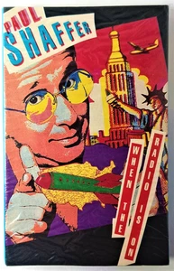 Vtg 1989 Paul Shaffer When The Radio Is On Rock Cassette Single Factory Sealed - Picture 1 of 5