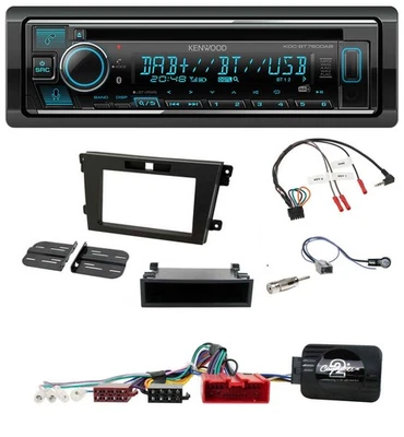 Kenwood Lenkrad Bluetooth DAB USB CD Autoradio für Mazda CX-7 2008-2010 - Bild 1 von 4