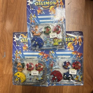 Digimon Sammelfiguren Set Digital Monsters Sealed 3er Set - Bild 1 von 7