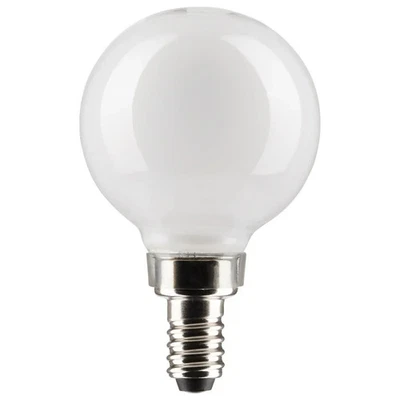 5.5 Watt G16.5 LED - White - Candelabra Base - 2700K - 500 Lumens - 120 Volt - 2 - Image 1 of 4