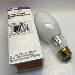 PHILIPS 70 Watt ED17 MasterColor Ceramic Metal Halide Bulb - White Finish - E26 - Picture 1 of 7