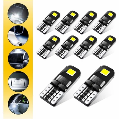 Luz blanca LED 10x 2E T10 2825 194 luz de mapa de matrícula para Honda HR-V 2020 Foto 1 de 4