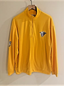 Nashville Predators Jacke Herren XL Gold NHL Quarter Zip Pullover Loyal Legion - Bild 1 von 9