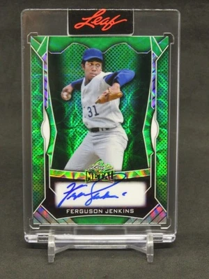 Hoja espectacular Fergie Jenkins 2025 metal verde automático/10 MS10 Foto 1 de 2