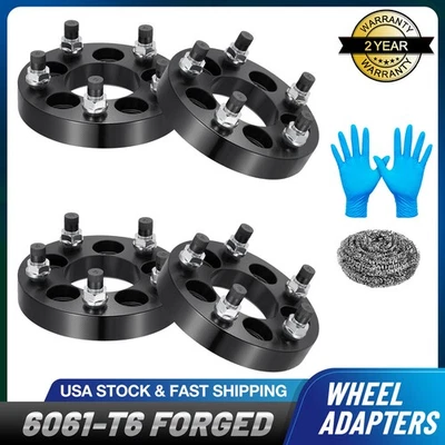 4PC 1" 5x100 to 5x114.3 Conversion Wheel Adapters For Toyota Corolla Scion tC xD - Image 1 of 4