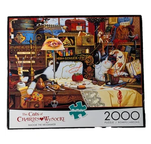 Charles Wysocki Maggie the Messmaker 2000 PC Puzzle Usato Insaccato Buffalo Giochi - Foto 1 di 3