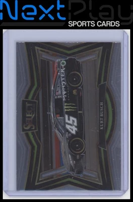 2025 Panini Select #128 – Kurt Busch Silver Prizms | - Image 1 of 2