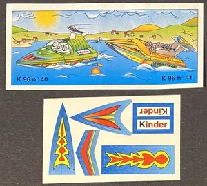 Beipackzettel Überraschungsei Rennboote 1995   K96N40  (O5-Ü1-19-2) - Bild 1 von 2