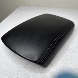 2014-2024 INFINITI Q50 Center Console Lid Black Leather Armrest OEM Arm Rest - Picture 1 of 15