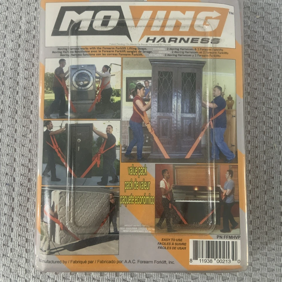 NUEVO~ Juego de 2 arneses móviles y 2 carretillas elevadoras de antebrazo Foto 1 de 4