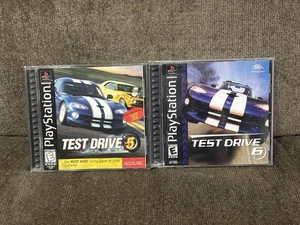 Test Drive 5 6 - Lote de juegos PlayStation 1 PS1 - CIB completo con tarjeta de registro probada - Imagen 1 de 15