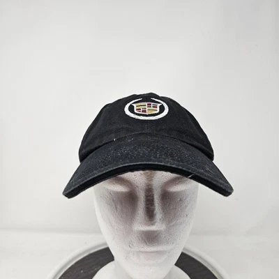Cadillac Hat Cap Strap Back Black Embroidered Invitational Advertising Mens - Imagem 1 de 4