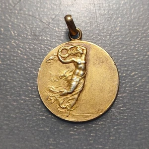 MEDALLA ITALIA VERONA 1926 FERIA CABALLOS ANIMALES DE CORRAL PLATA 34x24mm - Picture 1 of 2