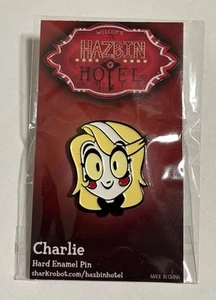Hazbin Hotel Charlie Morningstar harte Emaille Pin Vivziepop Haifischroboter RAR - Bild 1 von 2