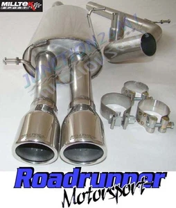 MILLTEK IBIZA EXHAUST 1.9 TDI CAT BACK SYSTEM NON-RESONATED TWIN SSXSE008 - Picture 1 of 1