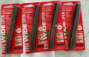 Revlon So Fierce Lot4 Eyes Wide Open Lifted High Volume Mascara 101 Blackest Bla - Picture 1 of 2