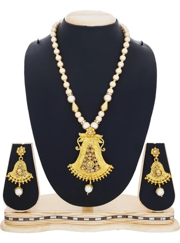 VETEMENTS Orecchini collana placcati oro indiano gioielli Afagni da sposa bellissimi