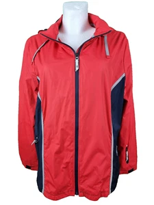 Roadsign Australia Funktionsjacke Damen Größe 46 Jacke Rot Marinblau Kapuze - Bild 1 von 9