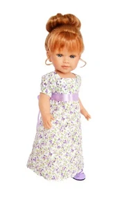 Doll Clothes 18" Dress Lavender Floral My Brittany Fits American Girl Dolls - Picture 1 of 4