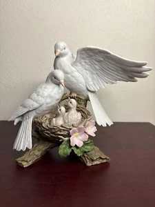 1996 Classic Porcelain Natures Promise Doves HOMCO - GREAT CONDITION - Picture 1 of 13