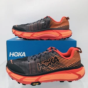 Hoka One One – Evo Mafate 2 – Damen-Laufschuhe schwarz/mohnrot Größe 9 B - Bild 1 von 16