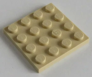LEGO - Platte / Plate 4 x 4 (2 Stück), beige # 3031 - Bild 1 von 1