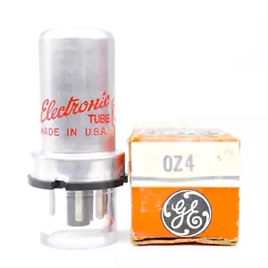 One Excellent GE 0Z4 Tube NOS NIB Tests Strong with Numbers TV-7 - Picture 1 of 1