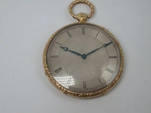wunderschöne Taschenuhr Dubois um 1840 Gold 750 hochfeines Werk - Bild 1 von 12