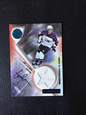 2001-02 CHL Prospects Game Used Jerseys Auto /30 Cory Stillman #J-CS Rare