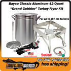 Deep Fryer Turkey 42 Quart Aluminum SS Burner Oversized Kit By Bayou Classic 