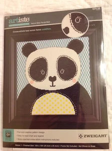 Künstler gezählter Kreuzstich Natur Baby Panda Bär von Zweigart - Bild 1 von 4