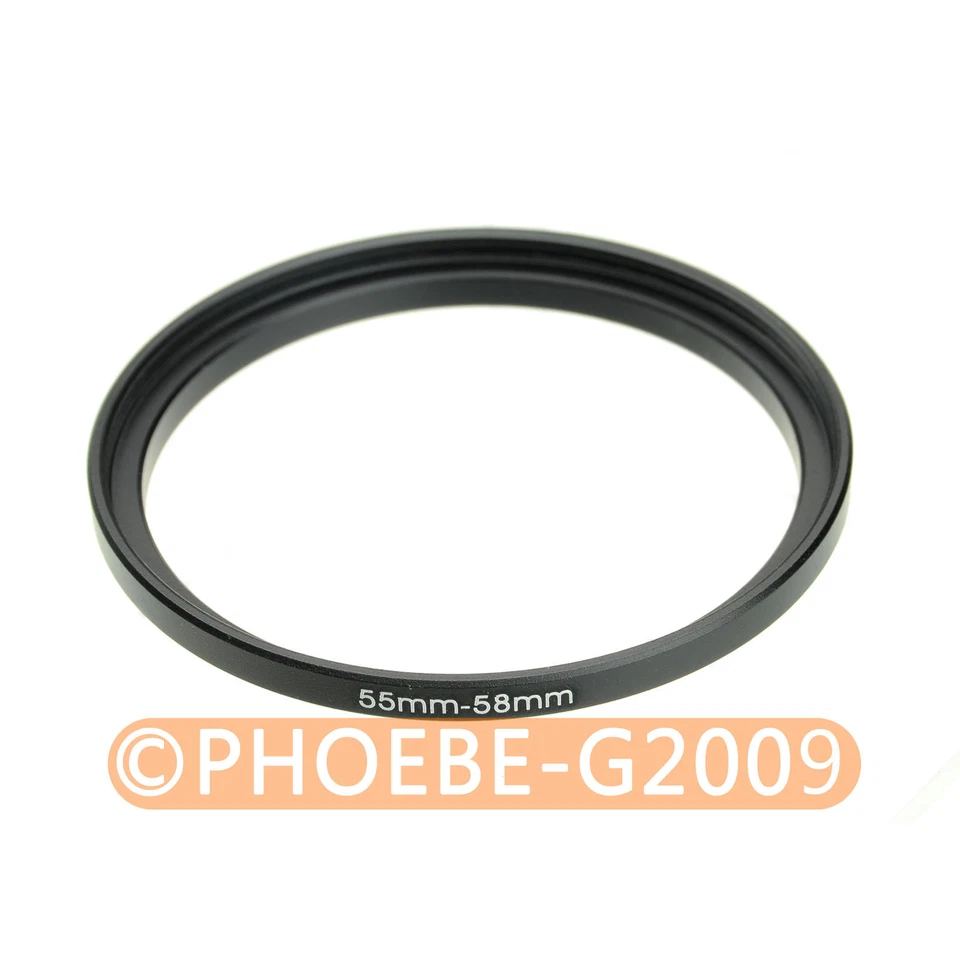55mm to 58mm 55-58mm Step Up Filter Ring  Adapter - Image 1 of 1