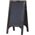 A&B Home 87508-DS Tratteria Brown/Black Chalkboard Stand