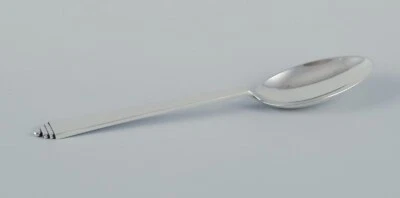 Georg Jensen Pyramid. Large dinner spoon in sterling silver.  Dating: 1933-1944 - Image 1 of 4