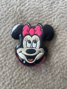 VINTAGE "Disney" MINNIE MOUSE VINYL SQUEAKY COIN PURSE-Made Hong Kong - Picture 1 of 3