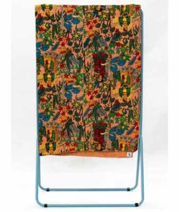 Indien Peach Blanket Frida Kahlo Kantha Quilt Block Printed Bedspread Twin Size - Picture 1 of 2