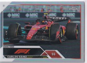 Topps 2023 Chrome Formula 1 Nr. 20 Carlos Sainz Silver Refractor - Bild 1 von 2