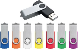 CHIAVETTA USB TWISTER 4Gb PERSONALIZZATA A COLORI - Foto 1 di 1
