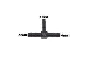 WamSter® T Schlauchverbinder Pipe Connector 4mm Durchmesser - Bild 1 von 2