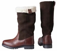 Dundee Outdoor Long Boots Ladies Mens Leather Suede Water Repellent Snow Thermal